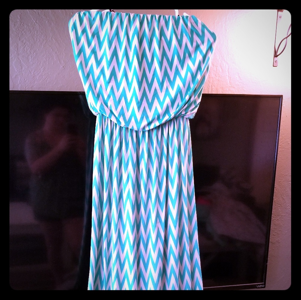 Mint maxi dress